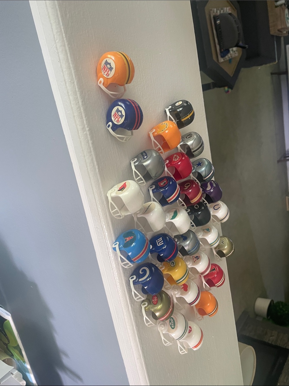 NFL Mini Helmet Magnet Collection - Multi Color - Picture 2 of 3